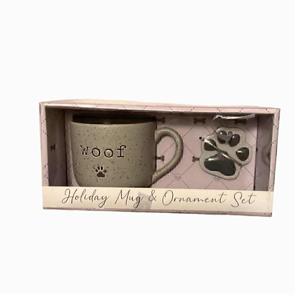 Holiday Mug and Ornament Set New